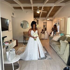 Size 12 Martina Liana style 1781 wedding gown